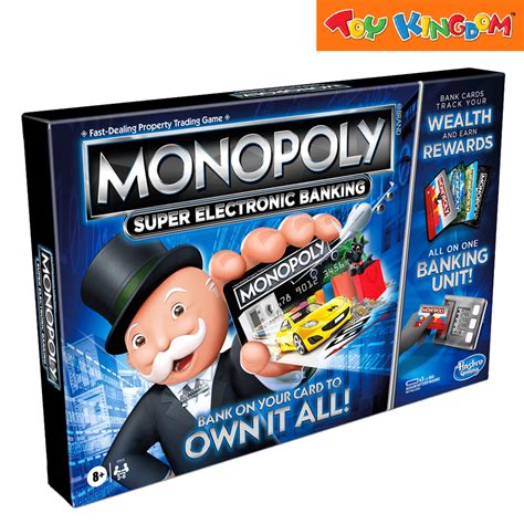 Hasbro Gaming Monopoly Super Electronic Banking Board Game, Electr.